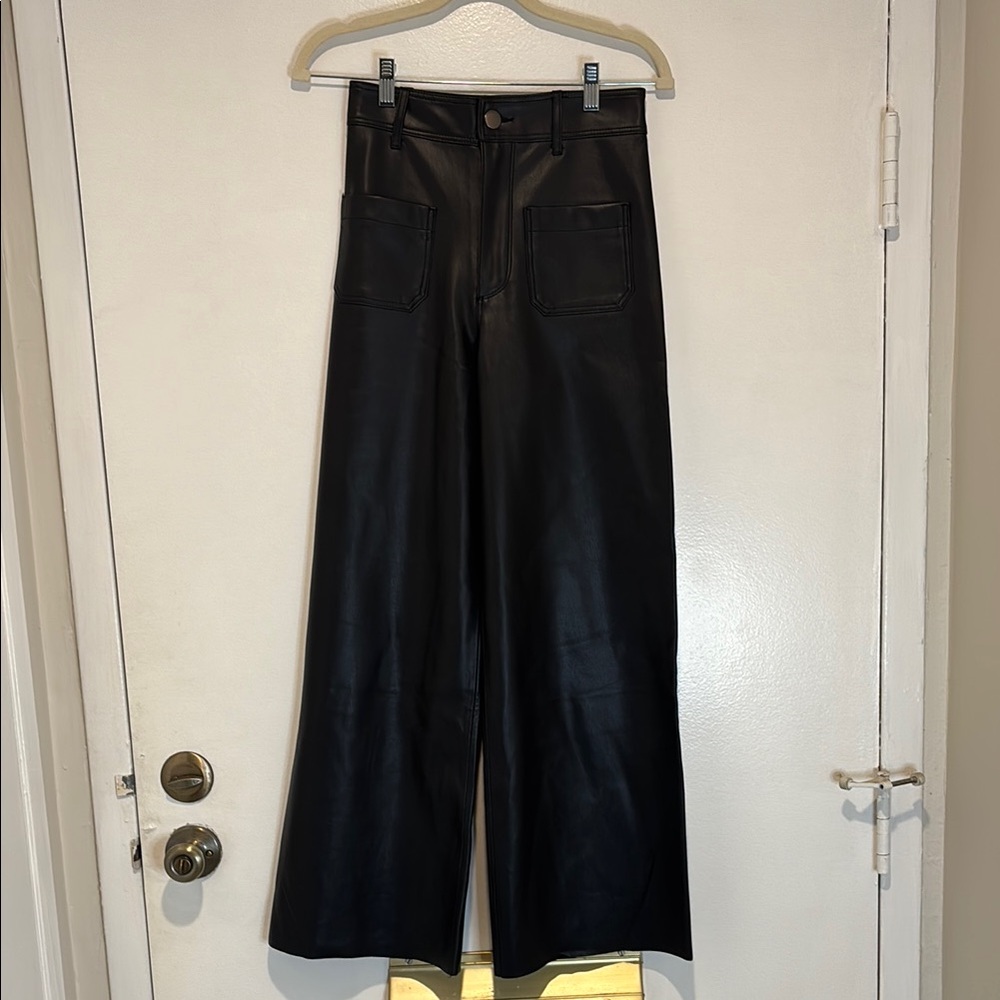 Zara Black Wide-Leg Pants